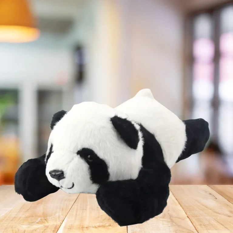 Plišana Maskota Igračka Ležeća Panda Crno Bijela 30 Cm 2