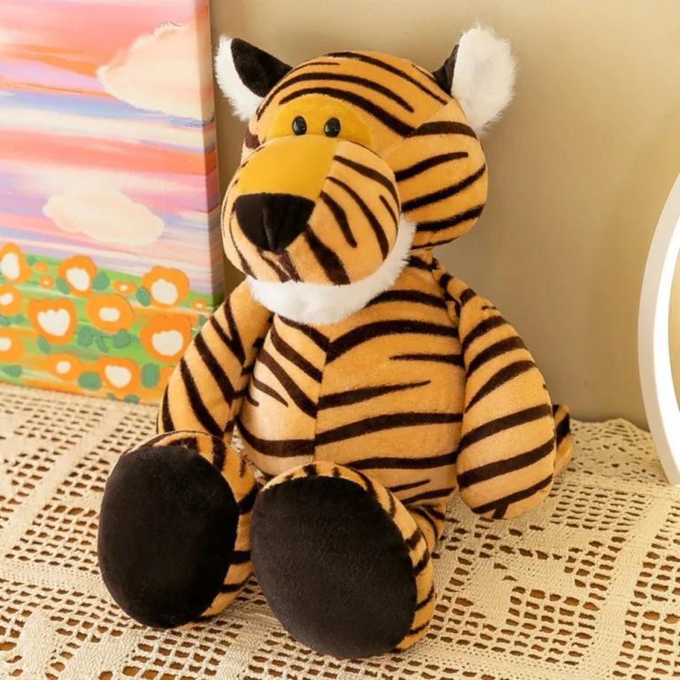 Plišana Maskota Igračka Tigar Narančasto Prugasti 23 Cm 2