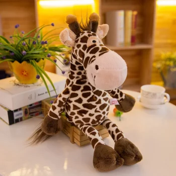 Plišana Maskota Igračka žirafa Smeđa 28 Cm 2