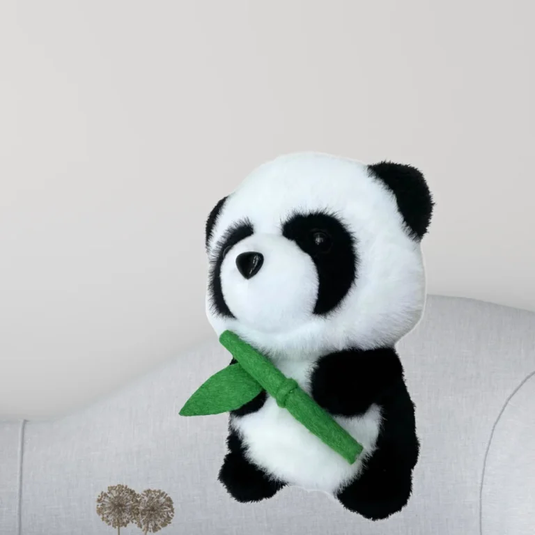 Plišana Panda S Bambusom 18 Cm 3