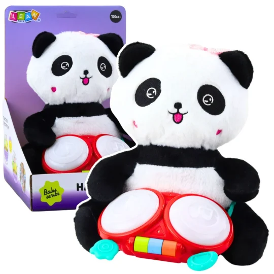 Plišana Panda S Bubnjevima, Maskota, Plišana Igračka, Svjetla, Zvukovi 1