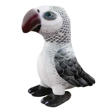 Plišana Papiga Siva 20 Cm 2