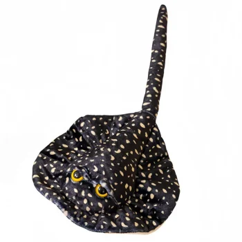 Plišana Raža Crna Točkasta 50 Cm 2
