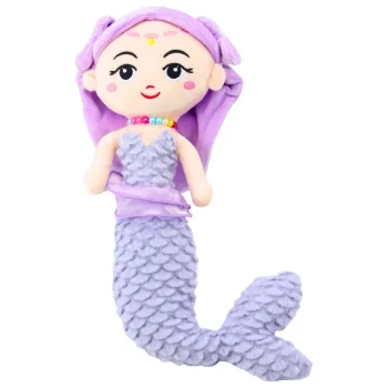 Plišana Sirena S Koraljima, Ljubičasta Igračka 32 Cm 2