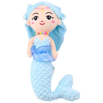 Plišana Sirena S Koraljima, Plava, 32 Cm 2