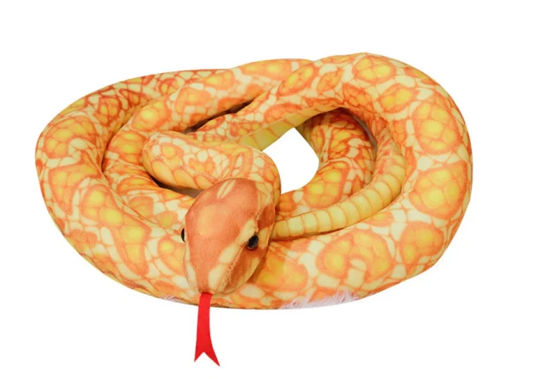 Plišana Zlatna Zmija 110 Cm 1