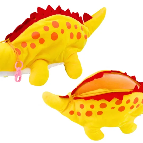 Plišani Dinosaur Pernica Kutija Privjesak žuta 1