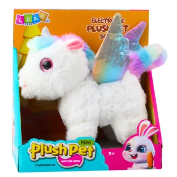 Plišani Interaktivni Jednorog, Pokreti, Zvukovi, Bijeli, 21 Cm 5