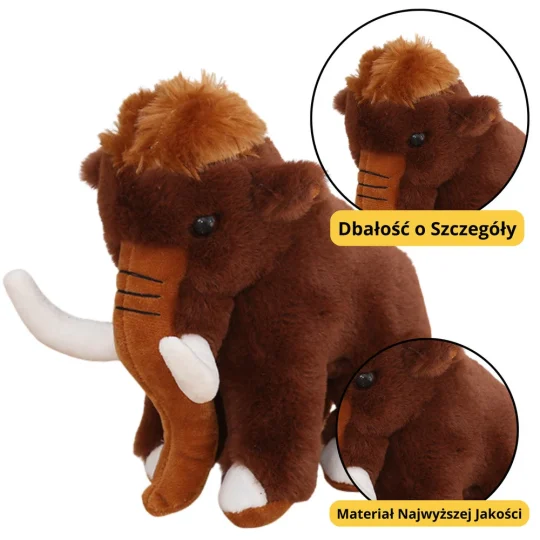 Plišani Mamut Smeđi 20 Cm 1