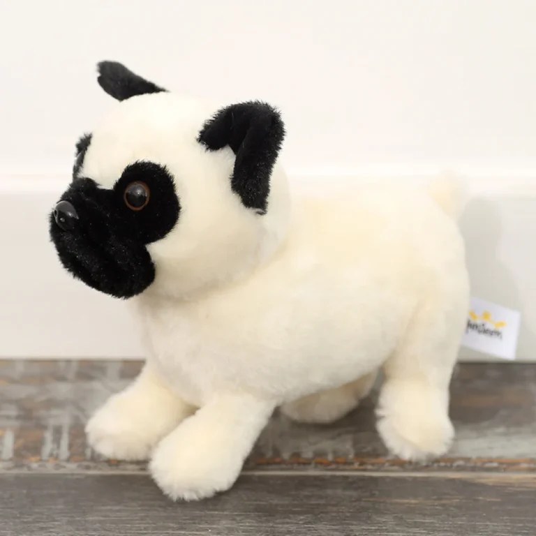 Plišani Mops Krem 19 Cm 3