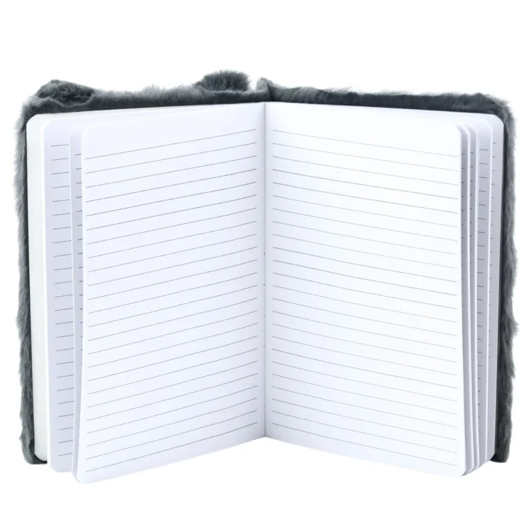 Plišani Notes S Linijama, Siva Lisica, A5 80 Listova 2