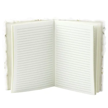 Plišani Notes S Linijama, Zlatne Zvijezde, Bijeli A5, 80 Listova 2