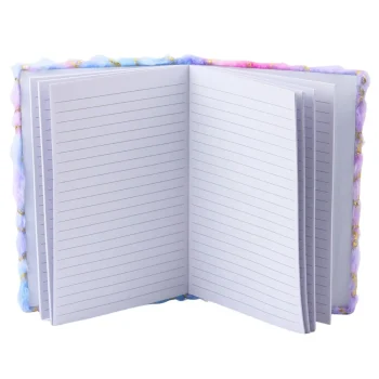 Plišani Notes S Linijama, Zlatne Zvijezde, Pastelni A5, 80 Listova 2