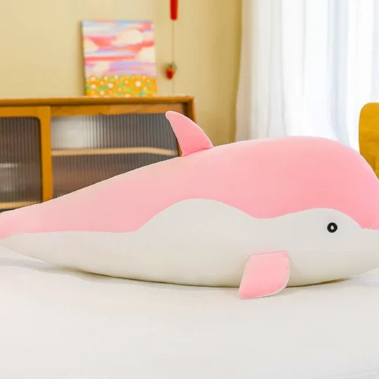 Plišani Ružičasti Dupin 70 Cm 1