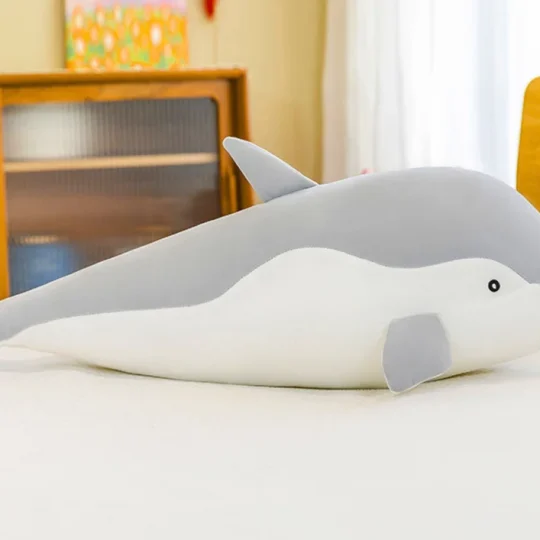 Plišani Sivi Dupin 70 Cm 1