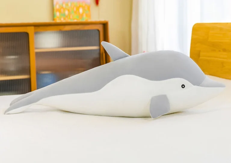 Plišani Sivi Dupin 70 Cm 1