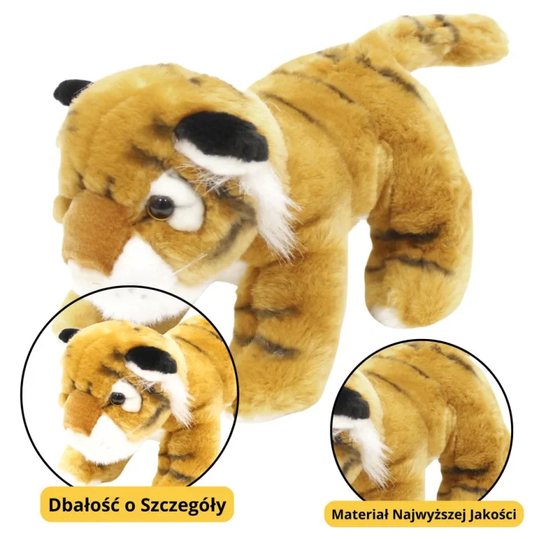 Plišani Tigar Narančasto Smeđi 25 Cm 1