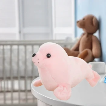 Plišani Tuljan Ružičasti 24 Cm 3