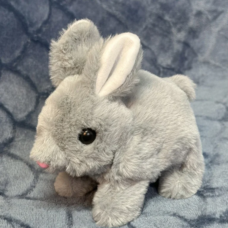 Plišani Zec Sivi 18 Cm 3