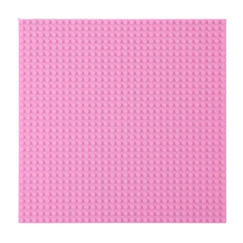 Ploča Za Građevinske Kocke Ružičasta 25,5 × 25,5 Cm 2
