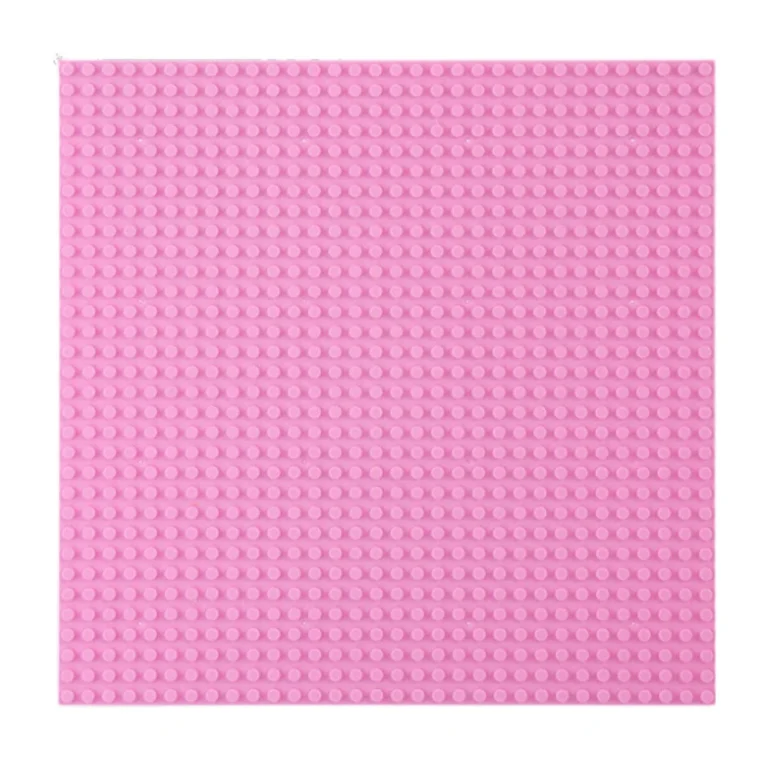 Ploča Za Građevinske Kocke Ružičasta 25,5 × 25,5 Cm 2