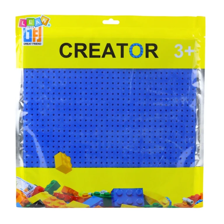 Ploča Za Građevinske Kocke Tamnoplava 25,5 × 25,5 Cm 3