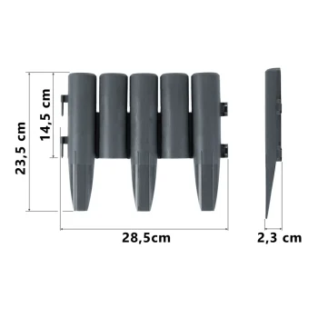 Plonos Vrtni Rub 220 Cm Pl 961 Siva 4