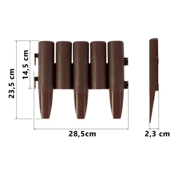 Plonos Vrtni Rub 220 Cm Pl 961 Smeđi 4