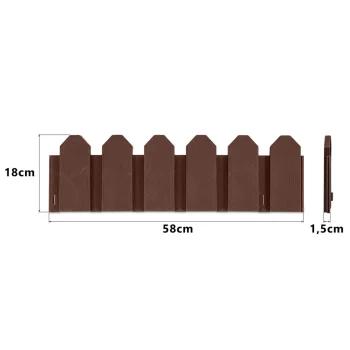 Plonos Vrtni Rub 240 Cm Pl 960 Smeđi 4