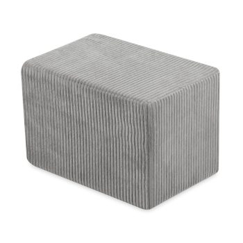 Plush Nest Dvorac Za Igralište S Bazenom + 150 Loptica (biser, Srebrni), Vrhunski Sivi Kord 6
