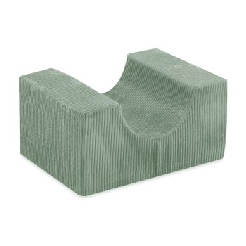 Plush Nest Dvorac Za Igralište S Bazenom + 150 Loptica (biser, Srebro), Vrhunski Korduro Zelena 10