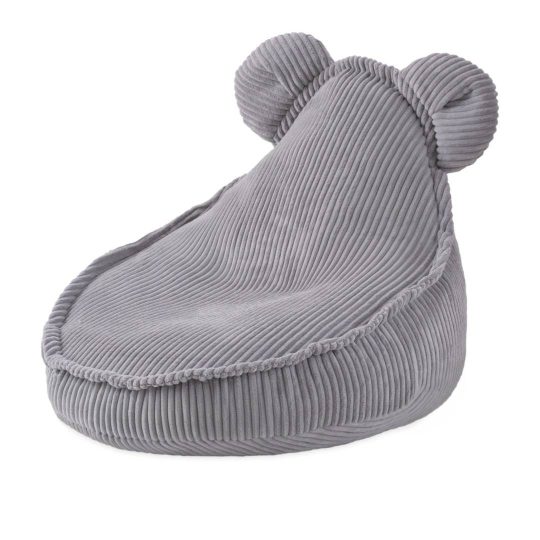 Plush Nest Fotelja Huggy Bear, 68x45, Siva, Kord 1