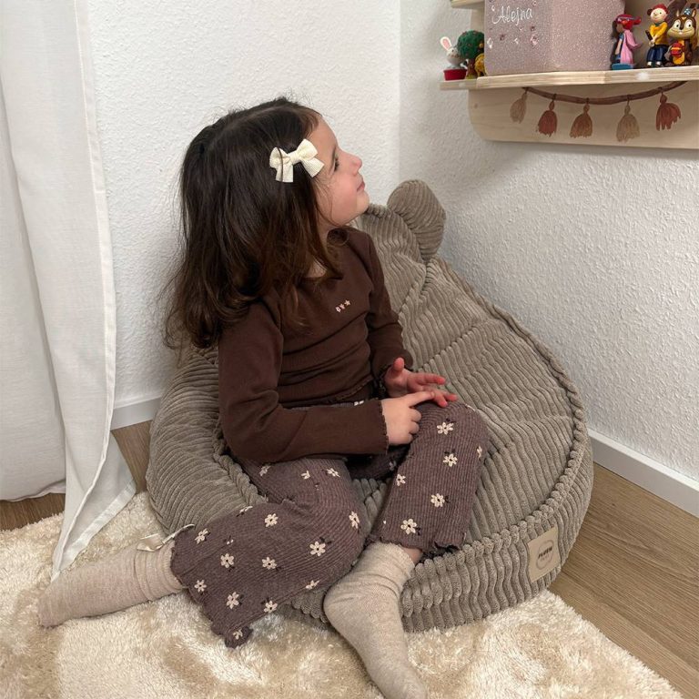 Plush Nest Fotelja Huggy Bear, 68x45, Zelena, Korduroj 3