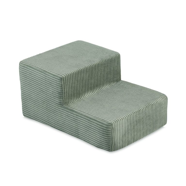 Plush Nest Igralište Suhi Bazen 90x30 + Stepenica (+200 Loptica: Biserna, Biserna Mint, Srebrna), Zelena, Vrhunski 6