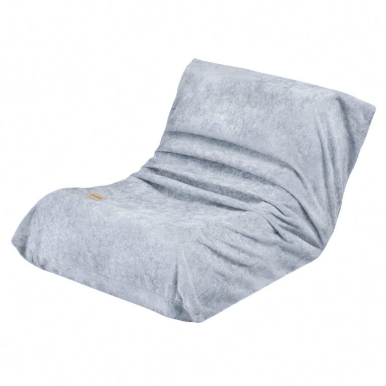 Plush Nest Mooni Mini Ergonomska Dječja Ležaljka, Plava, Vrhunski šenil 13