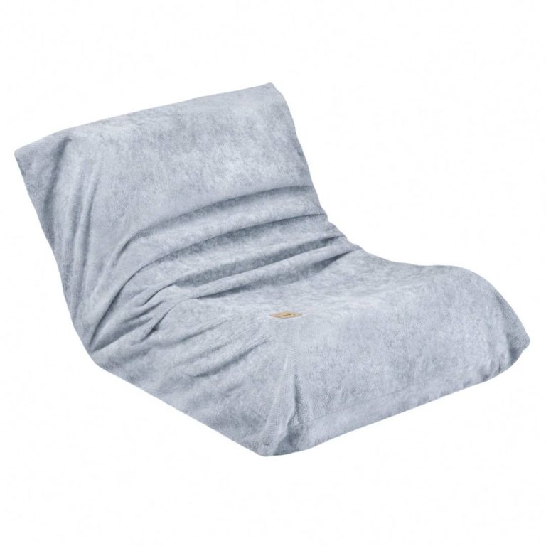 Plush Nest Mooni Mini Ergonomska Dječja Ležaljka, Plava, Vrhunski šenil 14