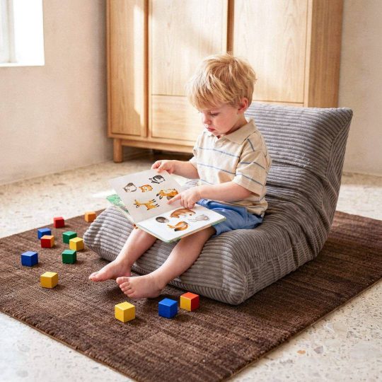 Plush Nest Mooni Mini Ergonomska Dječja Ležaljka, Ružičasta, Vrhunski šenil 1