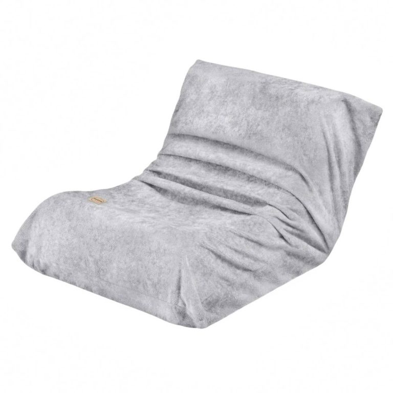 Plush Nest Mooni Mini Ergonomska Dječja Ležaljka, Siva, Vrhunski šenil 12