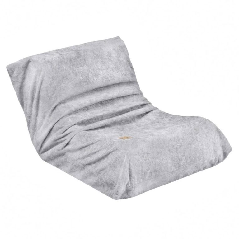 Plush Nest Mooni Mini Ergonomska Dječja Ležaljka, Siva, Vrhunski šenil 13