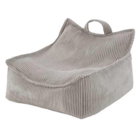Plush Nest Puffy Square Fotelja, 77x67x50, Bež, Korduroj 1