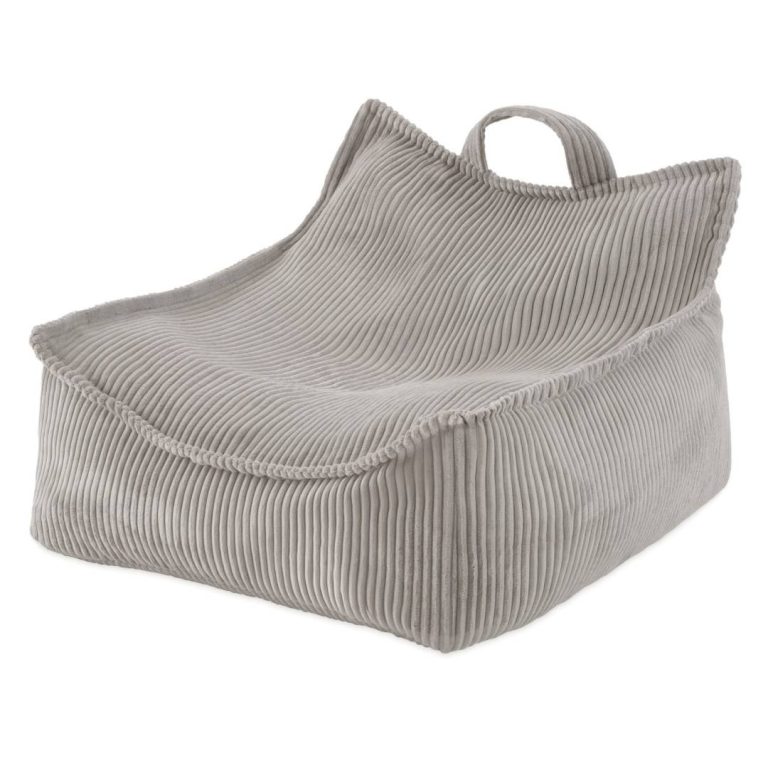 Plush Nest Puffy Square Fotelja, 77x67x50, Bež, Korduroj 1