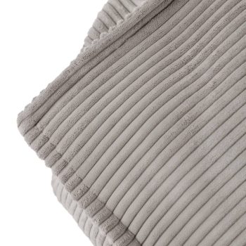 Plush Nest Puffy Square Fotelja, 77x67x50, Bež, Korduroj 5