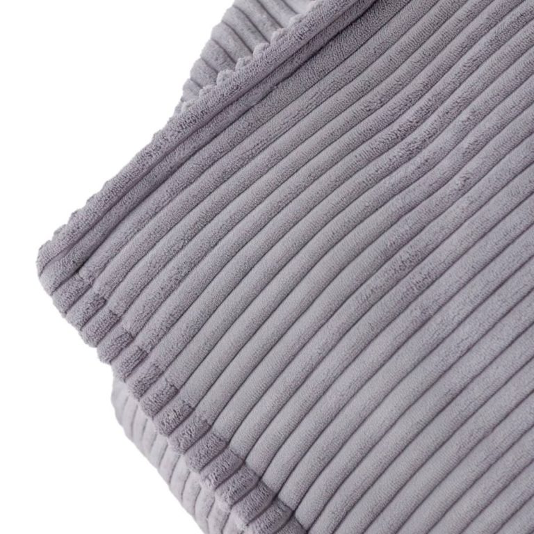 Plush Nest Puffy Square Fotelja, 77x67x50, Siva, Korduroj 6