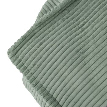 Plush Nest Puffy Square Fotelja, 77x67x50, Zelena, Korduroj 6