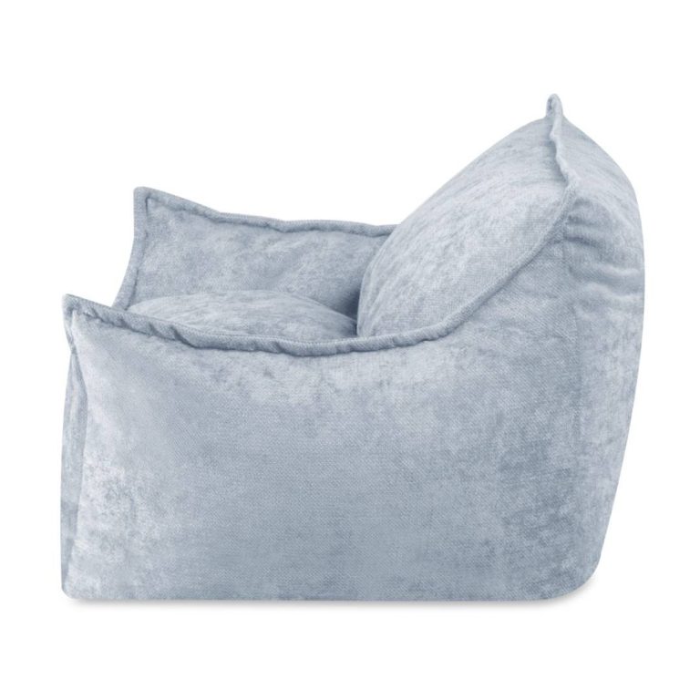 Plush Nest Roya Dječja Fotelja, Plava, Vrhunski šenil 4