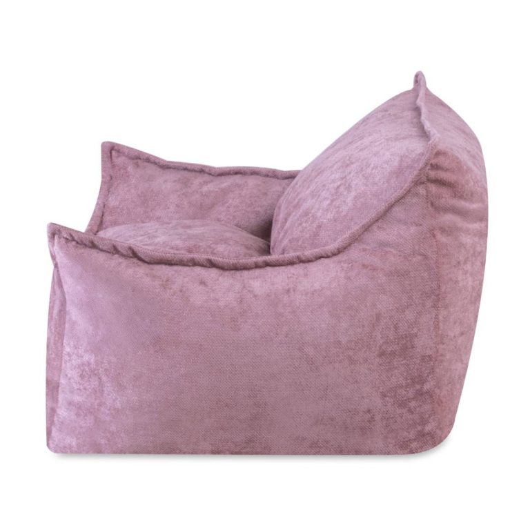 Plush Nest Roya Dječja Fotelja, Ružičasta, Vrhunski šenil 4