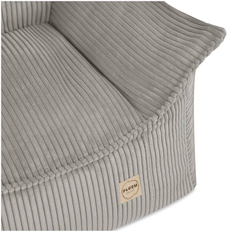 Plush Nest Roya Dječja Fotelja, Bež, Vrhunski Kord 6