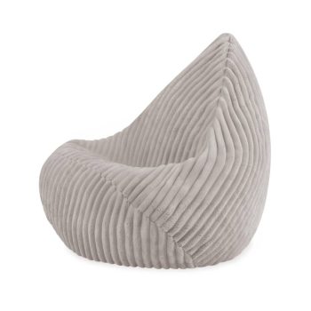 Plush Nest Sako Vrećasta Fotelja, Bež, Puffy Lamell, Veličina S (85x80x75) 4