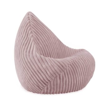 Plush Nest Sako Vrećasta Fotelja, Roza, Puffy Lamell, Veličina S (85x80x75) 5
