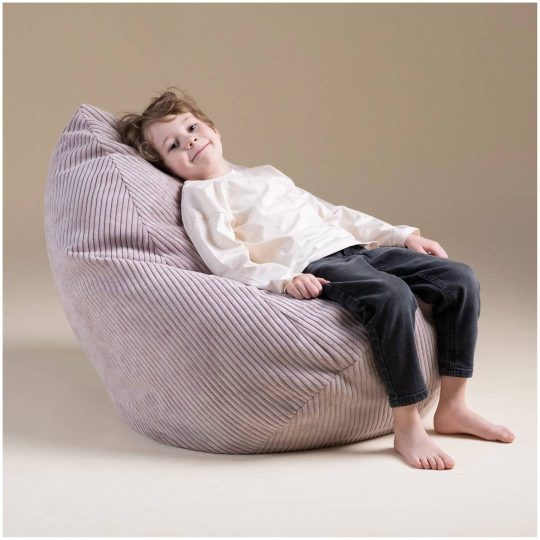 Plush Nest Sako Vrećasta Fotelja, Zelena, Vrhunski Kord, Veličina S (85x80x75) 1